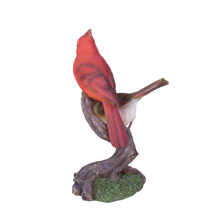 87758-V-soreal-red-Cardinals-on-branch Hi-Line Gift Ltd.