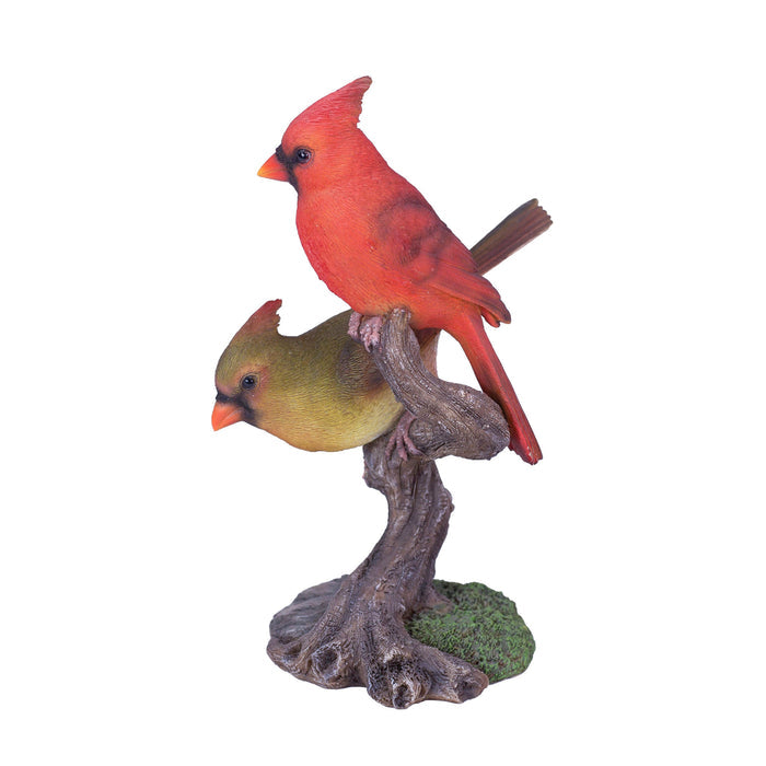 87758-V-soreal-red-Cardinals-on-branch Hi-Line Gift Ltd.