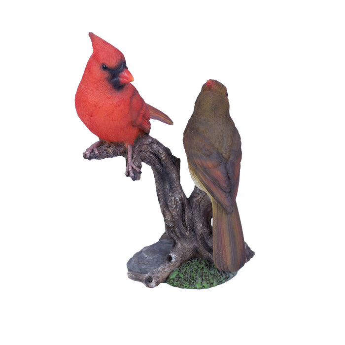 87758-W-soreal-red-Cardinals-on-branch Hi-Line Gift Ltd.