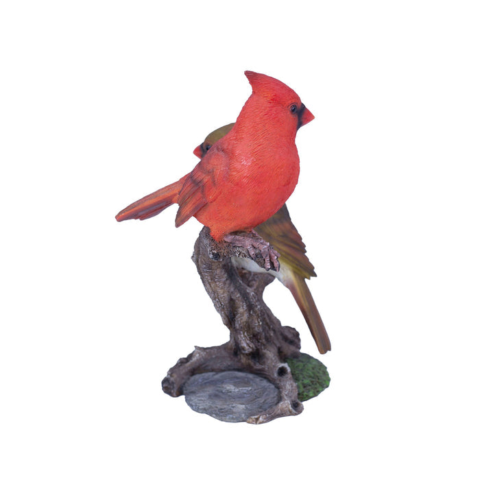 87758-W-soreal-red-Cardinals-on-branch Hi-Line Gift Ltd.