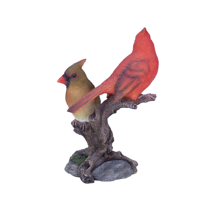 87758-W-soreal-red-Cardinals-on-branch Hi-Line Gift Ltd.