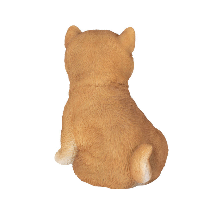 SOREAL Brown Shiba Decorative Puppy Figurine for Home & Garden Décor Hi-Line Gift Ltd.