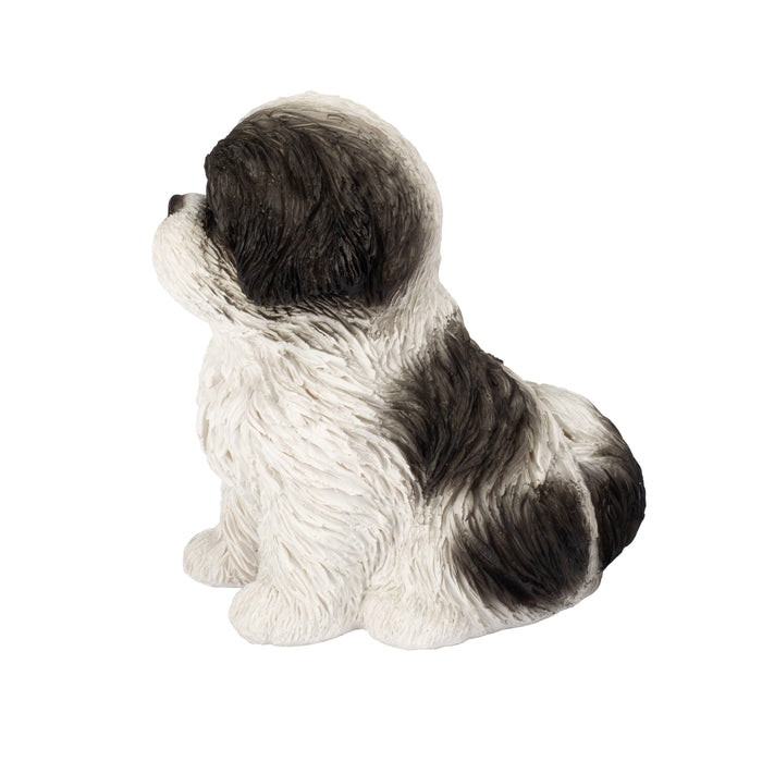 SOREAL Black Shih Tzu Sitting Decorative Puppy Figurine for Home & Garden Décor Hi-Line Gift Ltd.
