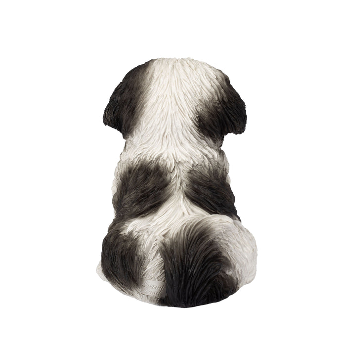 SOREAL Black Shih Tzu Sitting Decorative Puppy Figurine for Home & Garden Décor Hi-Line Gift Ltd.