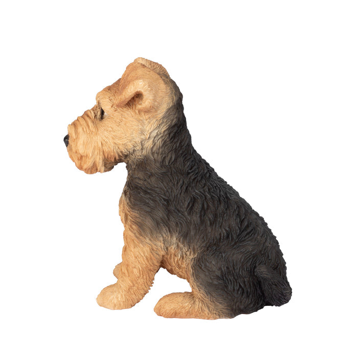 SOREAL Brown Welsh terrier Decorative Puppy Figurine for Home & Garden Décor Hi-Line Gift Ltd.