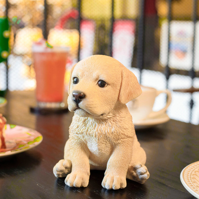 SOREAL Brown Labrador Decorative Puppy Figurine for Home & Garden Décor Hi-Line Gift Ltd.