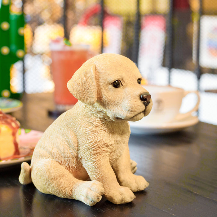 SOREAL Brown Labrador Decorative Puppy Figurine for Home & Garden Décor Hi-Line Gift Ltd.