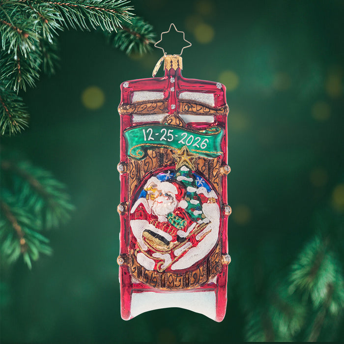 Speedy Santa Sledder! Personalized