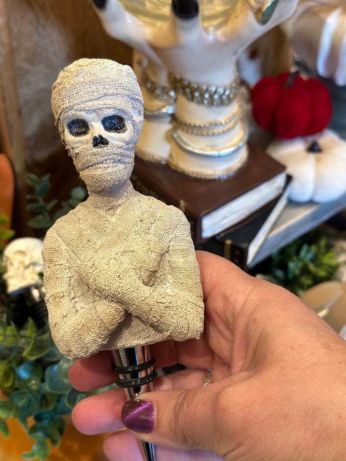 Spooky Mummy Bottle Stopper