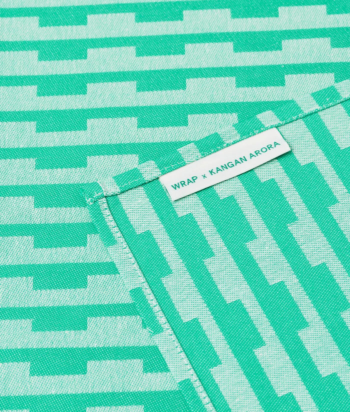 Squares Blue/Soft Aqua Napkin