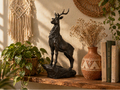 Stag on Plinth Statue