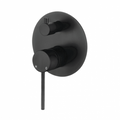 Star Mini Black Wall Diverter - Acqua Bathrooms