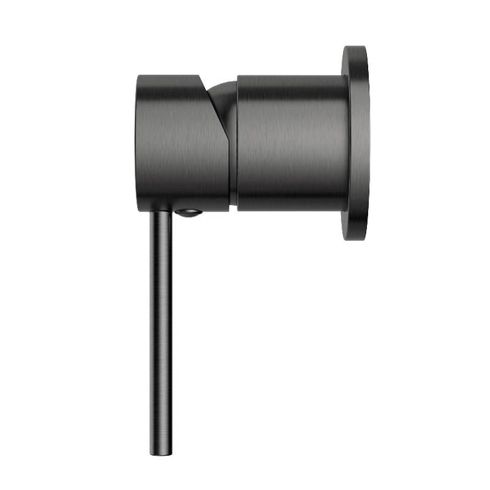 Star Mini Gun Metal Wall Mixer - 60mm Plate - Acqua Bathrooms