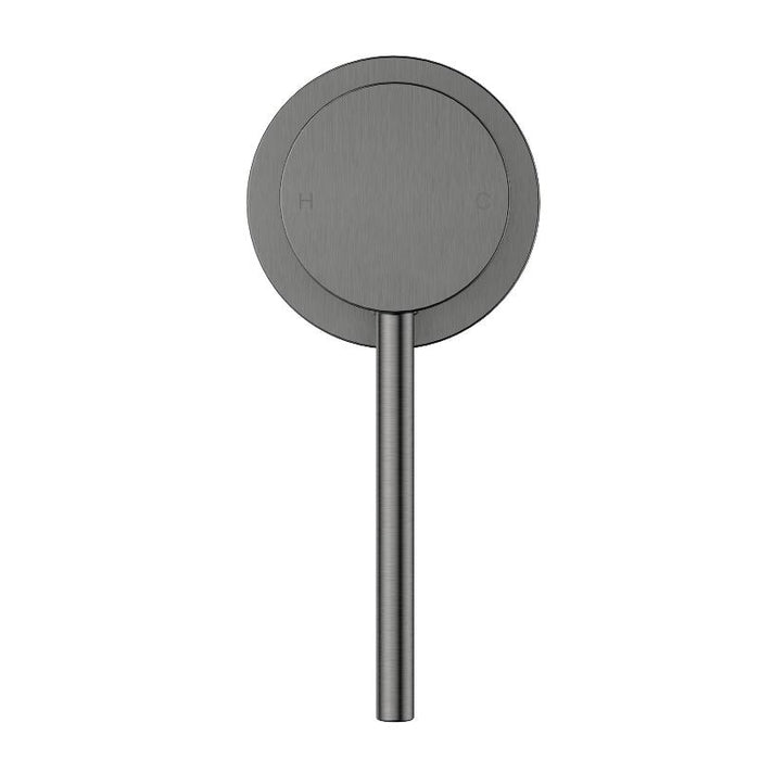 Star Mini Gun Metal Wall Mixer - 60mm Plate - Acqua Bathrooms