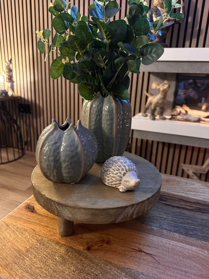 Stonewear Blue Pod Vase | Choice of Two Sizes