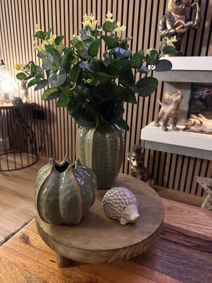 Stonewear Green Pod Vase | Choice of Two Sizes