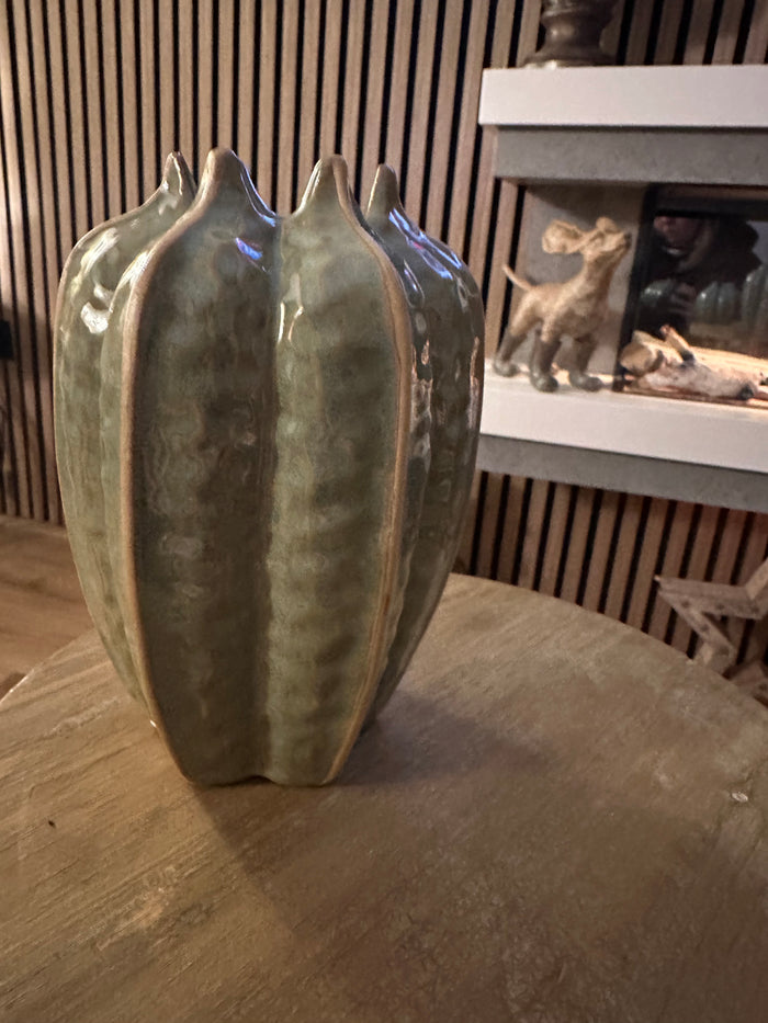 Stonewear Green Pod Vase | Choice of Two Sizes