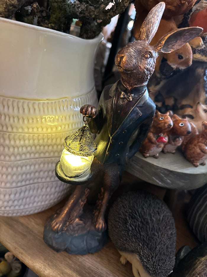 Stunning Hare with light Up Lantern