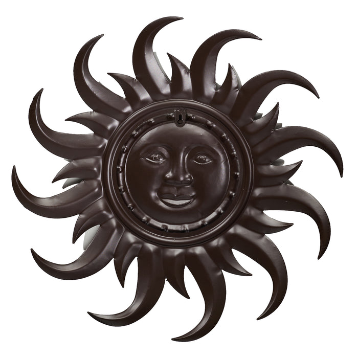 Sun face -Light Brown- Wall Art HI-LINE GIFT LTD.