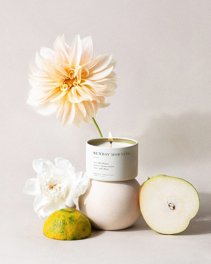 Sunday Morning Travel Candle Mini Candle Tins Brooklyn Candle Studio