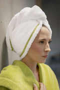 A&H Surf Hair Towel (26 x 10") in 165 Apple Green