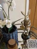 The White Rabbit Standing Clock Figure - Gold