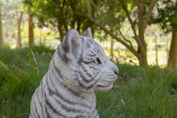 Tiger Baby Sitting Statue HI-LINE GIFT LTD.