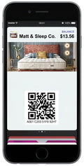 Mattress & Sleep Co. Gift Cards! An example Apple Pay Wallet pass is shown here