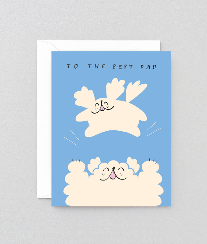 To The Best Dad Kids Card