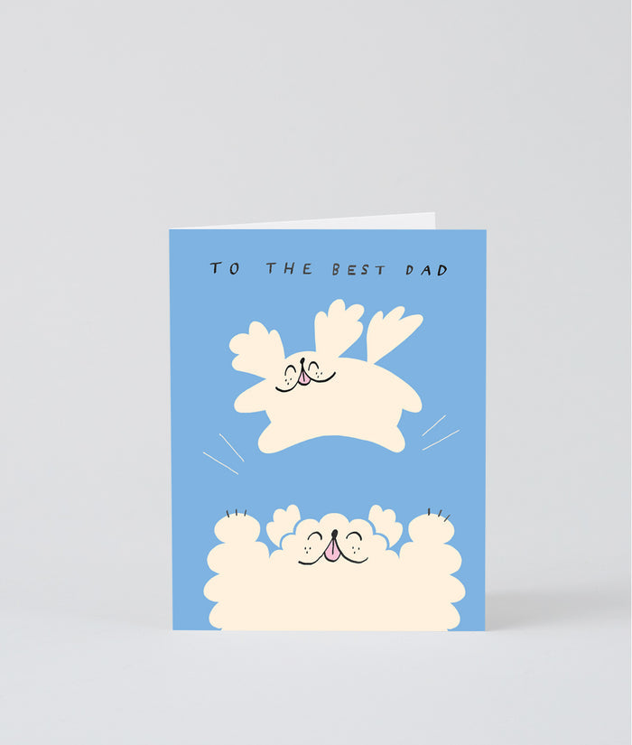 To The Best Dad Kids Card