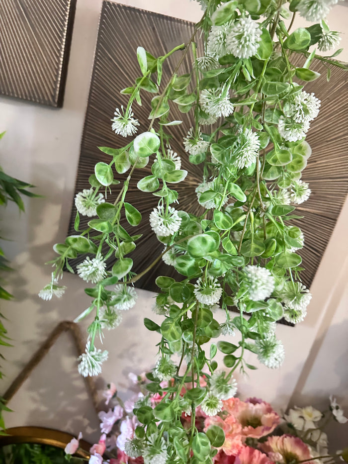 Trailing Globe Ball Faux Flower