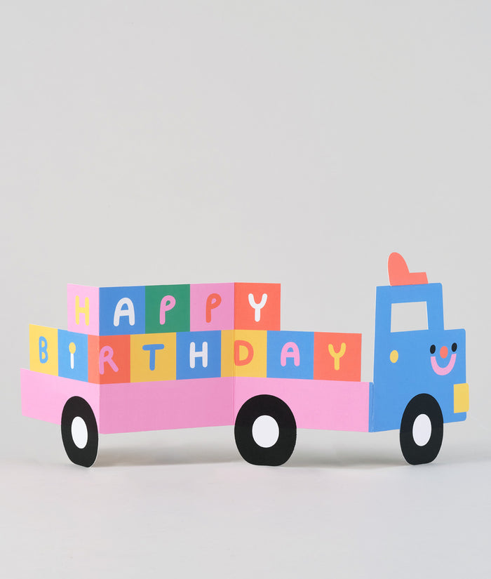 Truck Fold Out Card