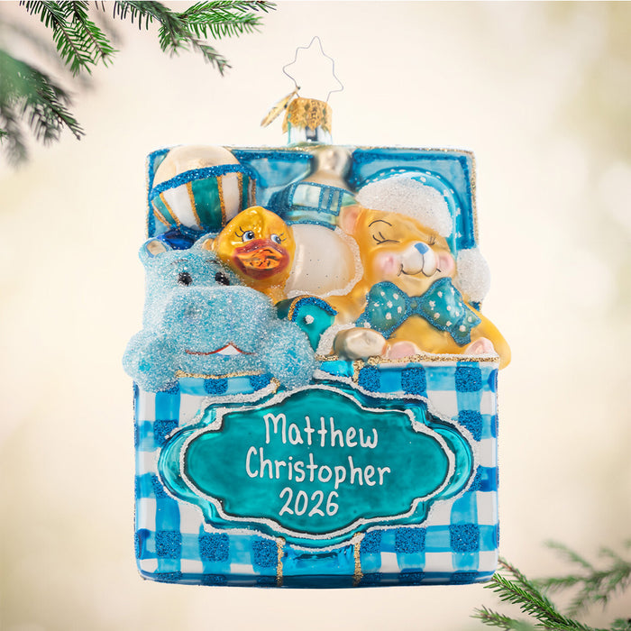 Trunk Of Toys Baby Boy! Personalized