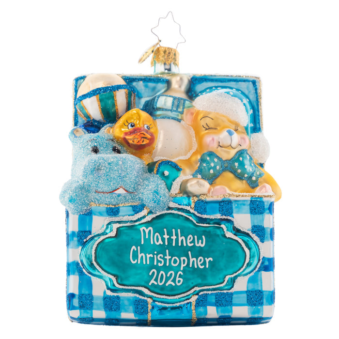 Trunk Of Toys Baby Boy! Personalized