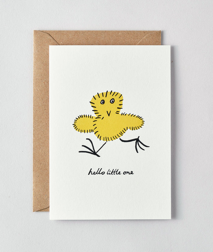 Welcome Little One Chick New Baby Card