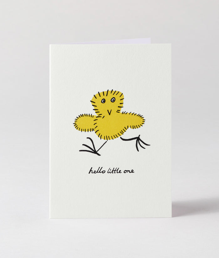 Welcome Little One Chick New Baby Card
