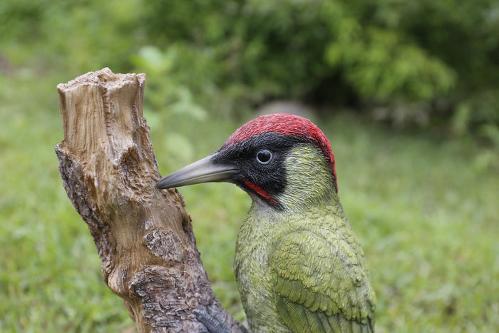 Woodpecker On Stump Statue Hi-Line Gift Ltd.