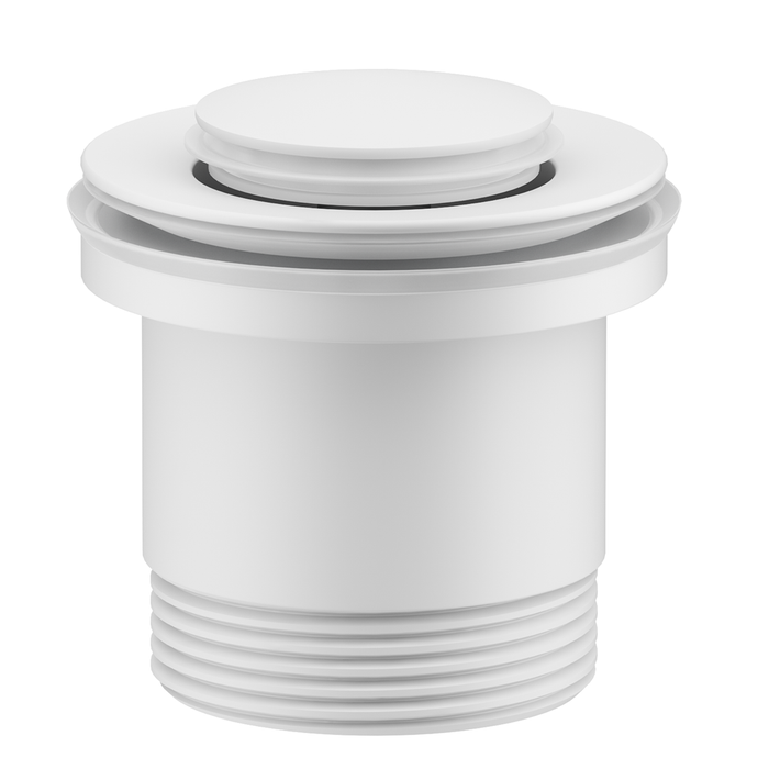 Xulu Matte White Universal Pop-Up Waste