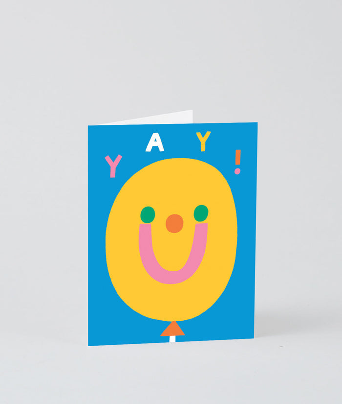 Yay Balloon Kids Birthday Card