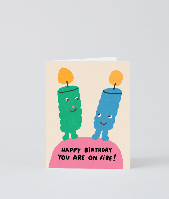 You Are On Fire! Kids Birthday Card