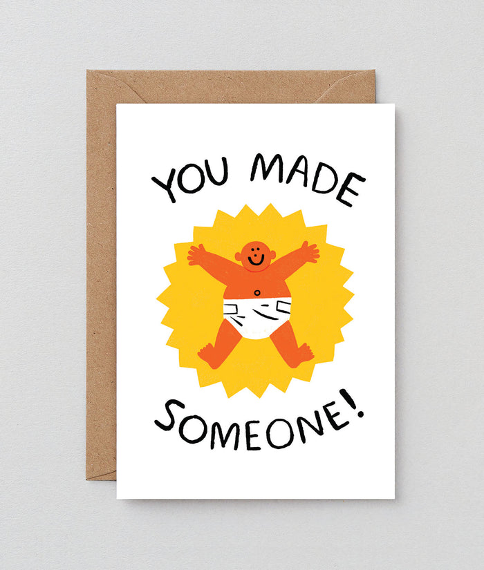 You Made Someone New Baby Card